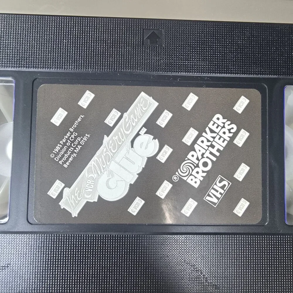 Vintage Clue VCR Mystery Game Parker Brothers 1985 - VHS Board Game